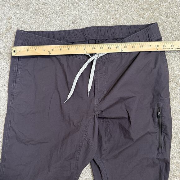 Vuori Climber Pants Mens XXL Charcoal Gray Slim Fit Ripstop Elastic Waist - Picture 13 of 16